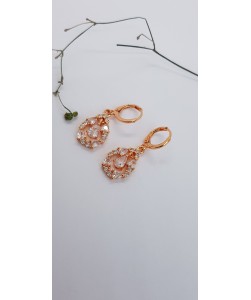 Oval Diamond Earring