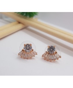 Diamond Fan Earring