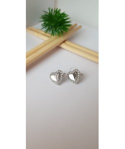 Heart Book Earring