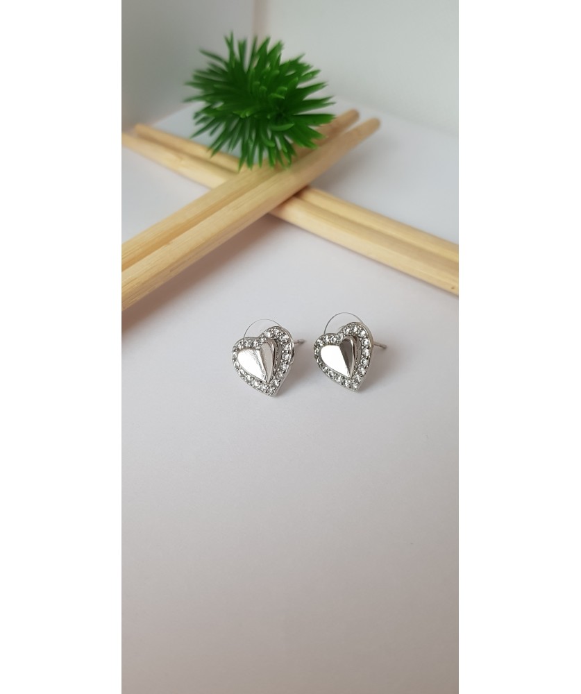 Heart Book Earring