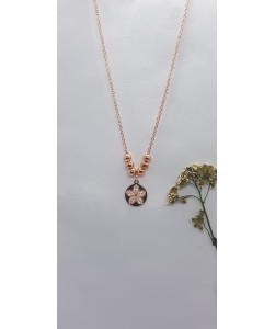 Flat Floral Necklace