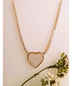 Marble Heart Necklace