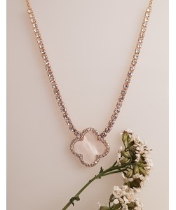 Marble Petal Necklace